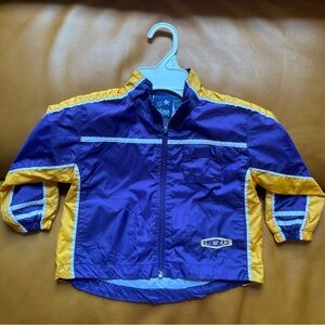Kid Athlete LSU Tigers NCAA Windbreaker Jacket 4T Toddler Vintage Y2K